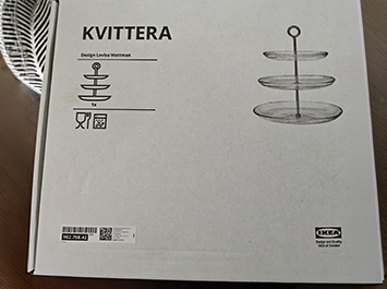 Frutera de vidrio